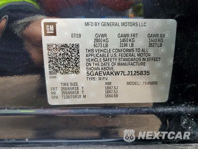 Zdjęcie 13 z 13 samochodu: 2020 BUICK ENCLAVE ESSENCE VIN:5GAEVAKW7LJ125835 - miniatura