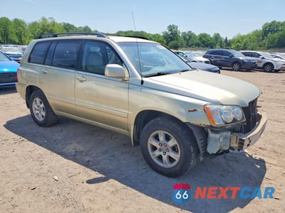 Czwarte zdjęcie samochodu z boku: 2003 TOYOTA HIGHLANDER BASE VIN:JTEGD21A030062469 - miniatura