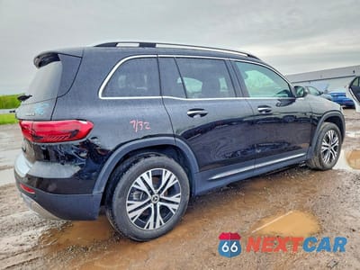 Trzecie zdjęcie samochodu z tyłu: 2024 MERCEDES-BENZ GLB 250 4MATIC VIN:W1N4M4HB1RW357824 - miniatura