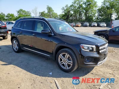 Czwarte zdjęcie samochodu z boku: 2021 MERCEDES-BENZ GLB 250 4MATIC VIN:W1N4M4HB6MW094982 - miniatura