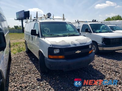 Czwarte zdjęcie samochodu z boku: 2010 CHEVROLET EXPRESS G2500 VIN:1GCZGFDA8A1129138 - miniatura