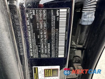 Zdjęcie 10 z 10 samochodu: 2021 MERCEDES-BENZ GLE 350 VIN:4JGFB4JB8MA496804 - miniatura