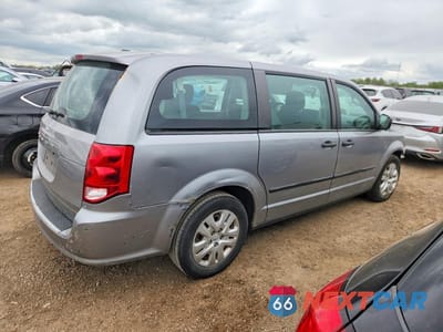 Trzecie zdjęcie samochodu z tyłu: 2016 DODGE GRAND CARAVAN SE VIN:2C4RDGBG3GR235975 - miniatura