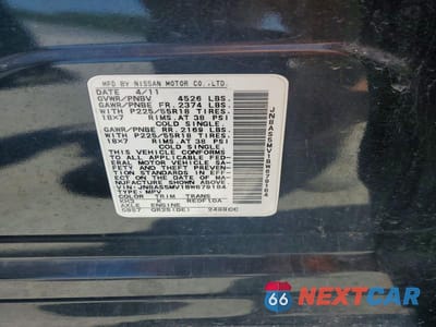 Zdjęcie 13 z 13 samochodu: 2011 NISSAN ROGUE S VIN:JN8AS5MV1BW679184 - miniatura