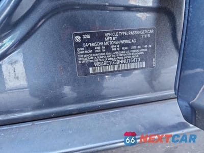 Zdjęcie 12 z 12 samochodu: 2017 BMW 320 I VIN:WBA8E1G39HNU15470 - miniatura