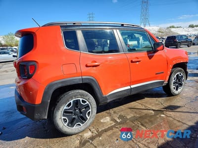Trzecie zdjęcie samochodu z tyłu: 2015 JEEP RENEGADE TRAILHAWK VIN:ZACCJBCT3FPB21409 - miniatura
