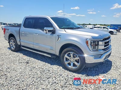 Czwarte zdjęcie samochodu z boku: 2021 FORD F150 SUPERCREW VIN:1FTFW1ED9MFA76328 - miniatura