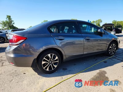Trzecie zdjęcie samochodu z tyłu: 2013 HONDA CIVIC EX VIN:19XFB2F81DE032823 - miniatura