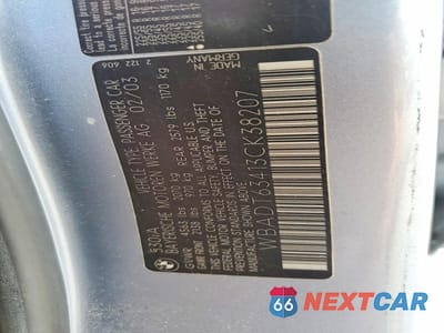 Zdjęcie 12 z 12 samochodu: 2003 BMW 530 I AUTOMATIC VIN:WBADT63413CK38207 - miniatura