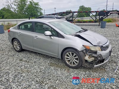 Czwarte zdjęcie samochodu z boku: 2012 HONDA CIVIC EX VIN:19XFB2F83CE325895 - miniatura