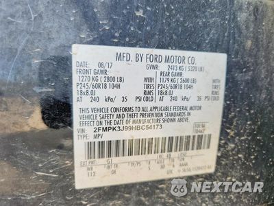 Zdjęcie 14 z 14 samochodu: 2017 FORD EDGE SEL VIN:2FMPK3J99HBC54173 - miniatura