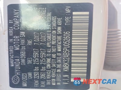 Zdjęcie 13 z 13 samochodu: 2023 HYUNDAI KONA SEL VIN:KM8K32AB5PU052606 - miniatura