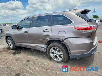 Drugie zdjęcie samochodu z przodu: 2015 TOYOTA HIGHLANDER XLE VIN:5TDKKRFH7FS046872 - miniatura