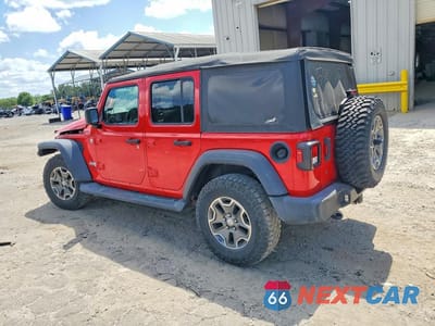Drugie zdjęcie samochodu z przodu: 2018 JEEP WRANGLER UNLIMITED SPORT VIN:1C4HJXDG8JW158987 - miniatura