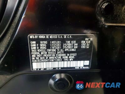 Zdjęcie 13 z 13 samochodu: 2019 HONDA HR-V EXL VIN:3CZRU5H71KM713803 - miniatura