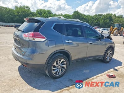 Trzecie zdjęcie samochodu z tyłu: 2014 NISSAN ROGUE SL VIN:5N1AT2MV8EC788752 - miniatura