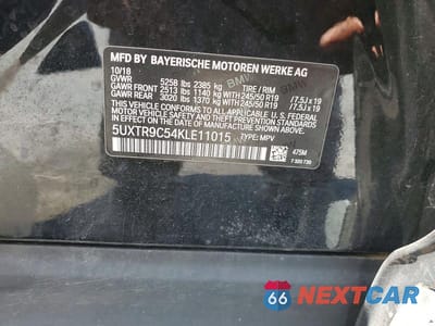 Zdjęcie 13 z 13 samochodu: 2019 BMW X3 XDRIVE30I VIN:5UXTR9C54KLE11015 - miniatura