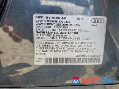 Zdjęcie 13 z 13 samochodu: 2018 AUDI Q5 PREMIUM PLUS VIN:WA1BNAFY1J2055019 - miniatura