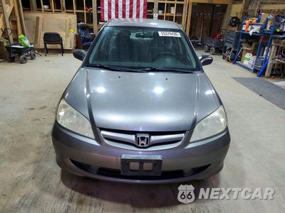 Piąte zdjęcie samochodu w środku: 2005 HONDA CIVIC LX VIN:2HGES16625H522344 - miniatura