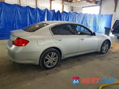 Trzecie zdjęcie samochodu z tyłu: 2012 INFINITI G25 SEDAN X VIN:JN1DV6AR9CM730363 - miniatura