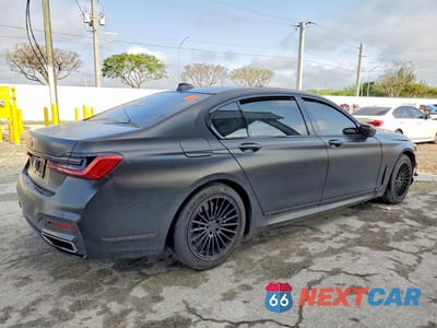 Trzecie zdjęcie samochodu z tyłu: 2020 BMW 740 XI VIN:WBA7T4C05LCD18322 - miniatura