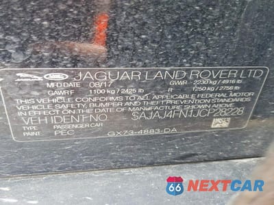 Zdjęcie 12 z 12 samochodu: 2018 JAGUAR XE PREMIUM VIN:SAJAJ4FN1JCP28228 - miniatura