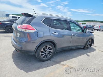 Trzecie zdjęcie samochodu z tyłu: 2016 NISSAN ROGUE SL VIN:5N1AT2MT5GC820994 - miniatura