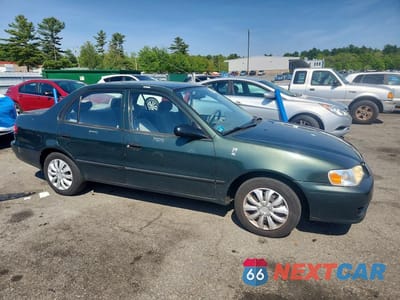 Czwarte zdjęcie samochodu z boku: 2002 TOYOTA COROLLA CE VIN:2T1BR12EX2C565233 - miniatura