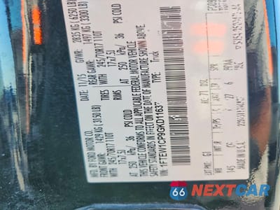 Zdjęcie 12 z 12 samochodu: 2016 FORD F150 SUPERCREW VIN:1FTEW1CP9GKD11637 - miniatura