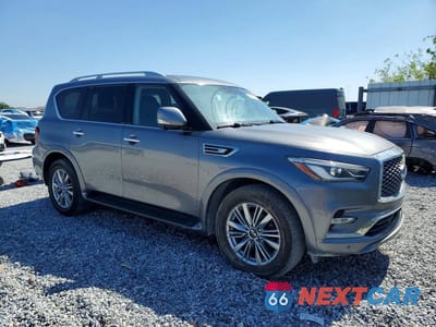 Czwarte zdjęcie samochodu z boku: 2020 INFINITI QX80 LUXE VIN:JN8AZ2NF5L9702192 - miniatura