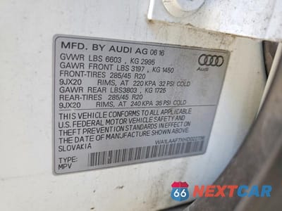 Zdjęcie 13 z 13 samochodu: 2017 AUDI Q7 PREMIUM PLUS VIN:WA1LAAF7XHD022736 - miniatura
