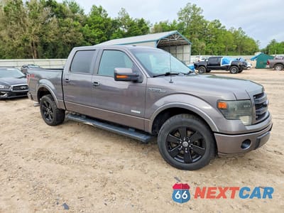 Czwarte zdjęcie samochodu z boku: 2013 FORD F150 SUPERCREW VIN:1FTFW1CT8DKF40582 - miniatura