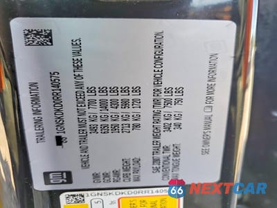 Zdjęcie 13 z 13 samochodu: 2024 CHEVROLET SUBURBAN K1500 Z71 VIN:1GNSKDKD0RR140575 - miniatura