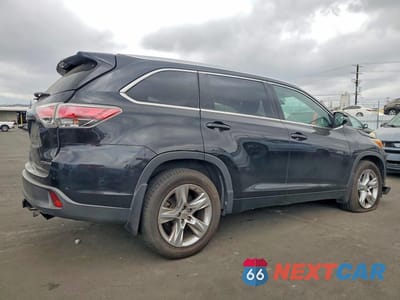 Trzecie zdjęcie samochodu z tyłu: 2015 TOYOTA HIGHLANDER LIMITED PLATINUM VIN:5TDDKRFH3FS112424 - miniatura