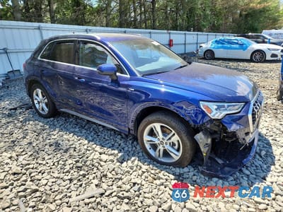 Czwarte zdjęcie samochodu z boku: 2024 AUDI Q3 PREMIUM S LINE 45 VIN:WA1DECF31R1159312 - miniatura