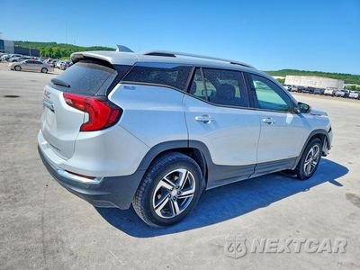 Trzecie zdjęcie samochodu z tyłu: 2019 GMC TERRAIN SLT VIN:3GKALWEU6KL252016 - miniatura