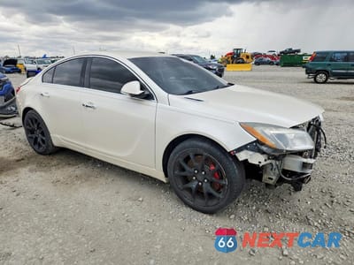 Czwarte zdjęcie samochodu z boku: 2012 BUICK REGAL GS VIN:2G4GV5GV8C9169834 - miniatura