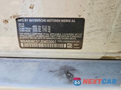 Zdjęcie 13 z 13 samochodu: 2018 BMW 330 XI VIN:WBA8D9C57JEM33061 - miniatura