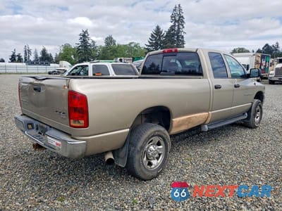 Trzecie zdjęcie samochodu z tyłu: 2004 DODGE RAM 3500 ST VIN:3D7LU38C44G201828 - miniatura