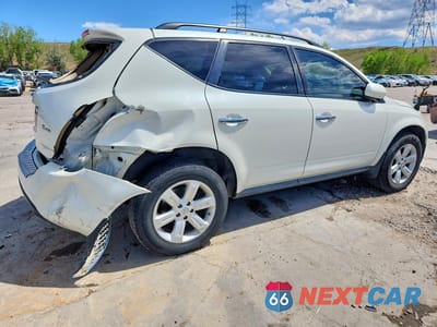 Trzecie zdjęcie samochodu z tyłu: 2007 NISSAN MURANO S VIN:JN8AZ08W47W603130 - miniatura