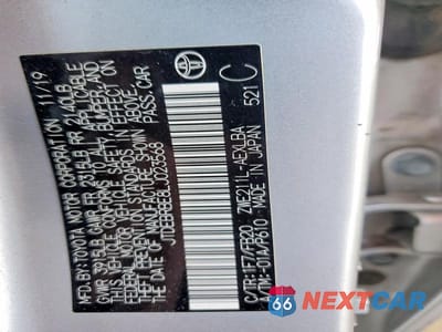 Zdjęcie 12 z 12 samochodu: 2020 TOYOTA COROLLA LE VIN:JTDEBRBE8LJ023568 - miniatura