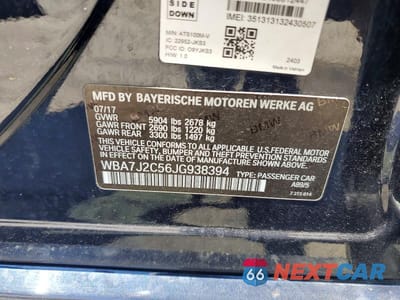 Zdjęcie 12 z 12 samochodu: 2018 BMW 740 XE VIN:WBA7J2C56JG938394 - miniatura