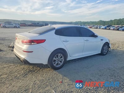 Trzecie zdjęcie samochodu z tyłu: 2019 KIA OPTIMA LX VIN:5XXGT4L36KG283167 - miniatura