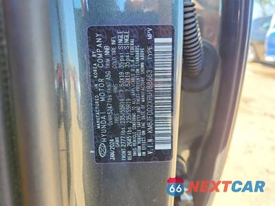 Zdjęcie 13 z 13 samochodu: 2024 HYUNDAI TUCSON LIMITED VIN:KM8JFDD2XRU188663 - miniatura
