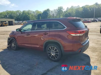 Drugie zdjęcie samochodu z przodu: 2018 TOYOTA HIGHLANDER SE VIN:5TDJZRFH3JS805162 - miniatura