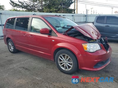 Czwarte zdjęcie samochodu z boku: 2014 DODGE GRAND CARAVAN SE VIN:2C4RDGBG5ER459908 - miniatura