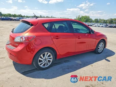 Trzecie zdjęcie samochodu z tyłu: 2013 MAZDA 3 I VIN:JM1BL1L74D1765761 - miniatura