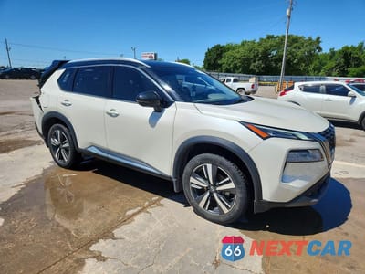 Czwarte zdjęcie samochodu z boku: 2021 NISSAN ROGUE SL VIN:JN8AT3CA8MW009960 - miniatura