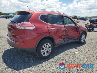 Trzecie zdjęcie samochodu z tyłu: 2016 NISSAN ROGUE SV VIN:KNMAT2MT8GP654659 - miniatura