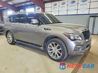 Czwarte zdjęcie samochodu z boku: 2017 INFINITI QX80 VIN:JN8AZ2NC4H9431283 - miniatura